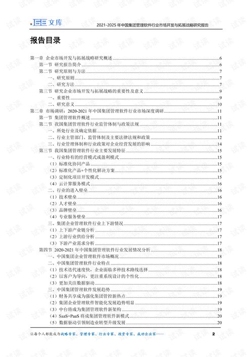 2021-2025年中國(guó)集團(tuán)管理軟件與教育軟件行業(yè)市場(chǎng)開(kāi)發(fā)與拓展戰(zhàn)略研究